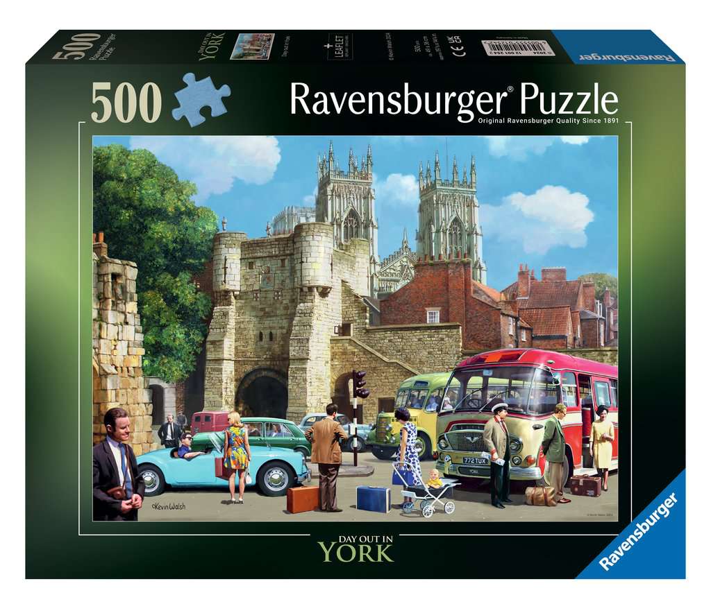 Ravensburger Day Out In York Jigsaw Puzzle (500 Pieces) - Image 3