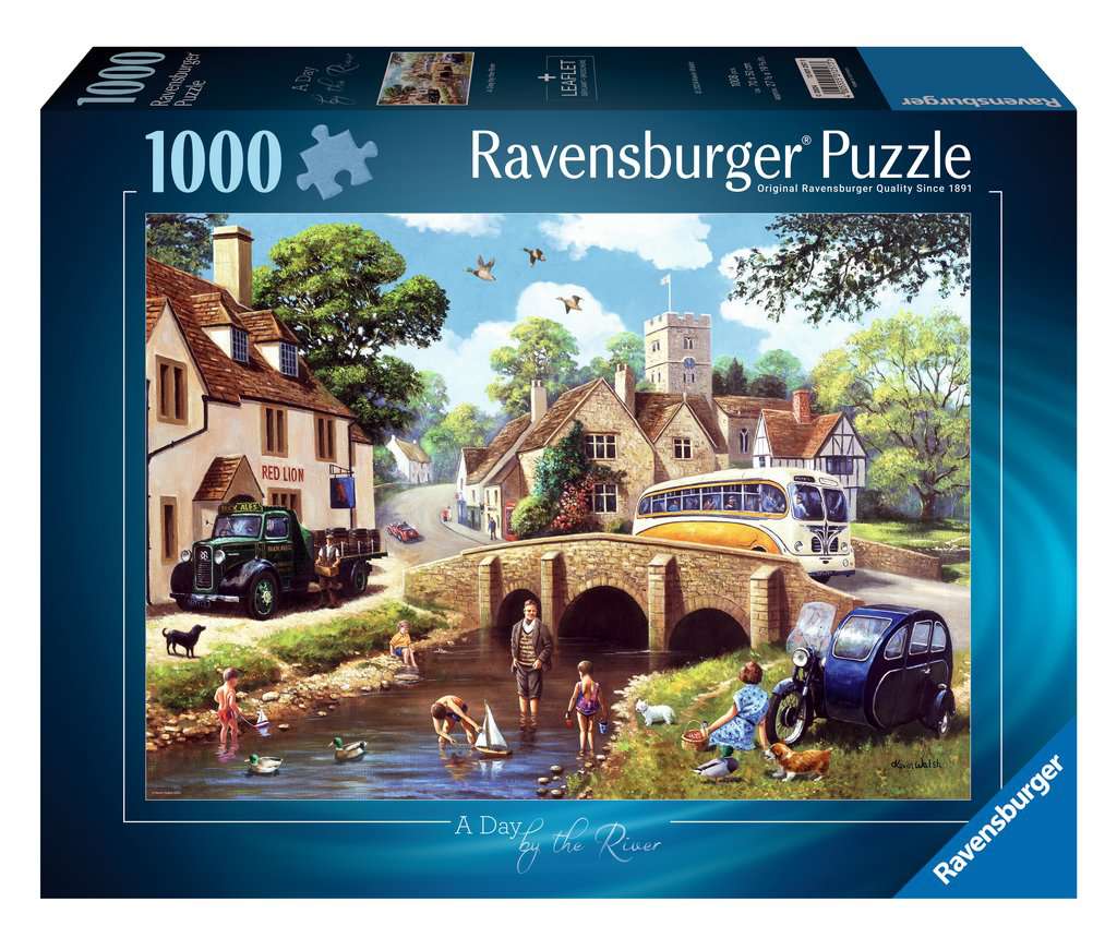 Ravensburger Day by the River 1000 piece Jigsaw Puzzle