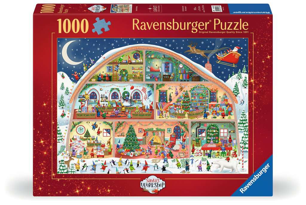 Ravensburger Santa’s Workshop 1000 piece Jigsaw Puzzle