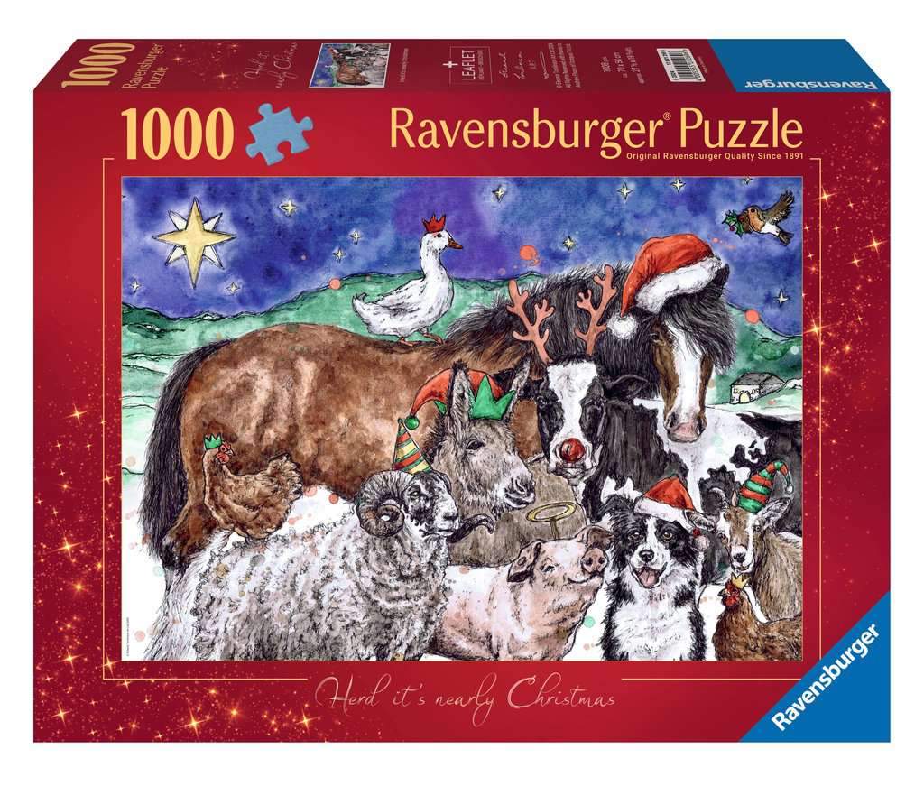 Ravensburger Women's Herd It’s Nearly Christmas 1000 Piece Jigsaw Puzzle - Image 5