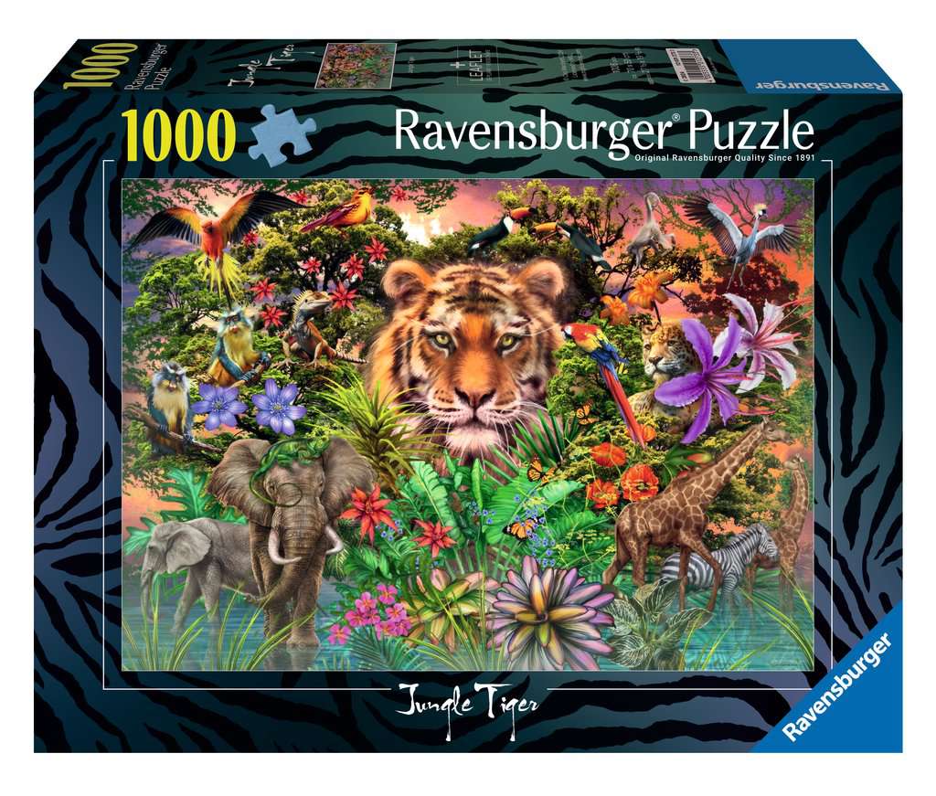 Ravensburger Jungle Tiger 1000 piece Jigsaw Puzzle