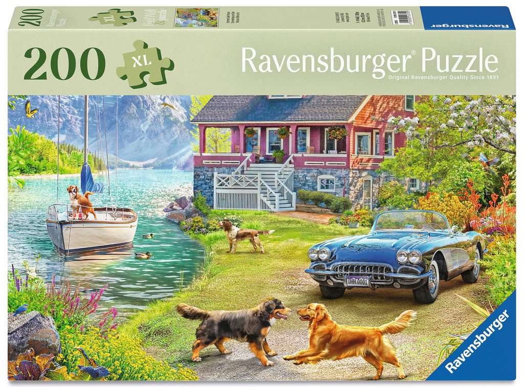 Ravensburger Women's Feel Well & Puzzle - Summer Lake House, 200 Piece - Image 3