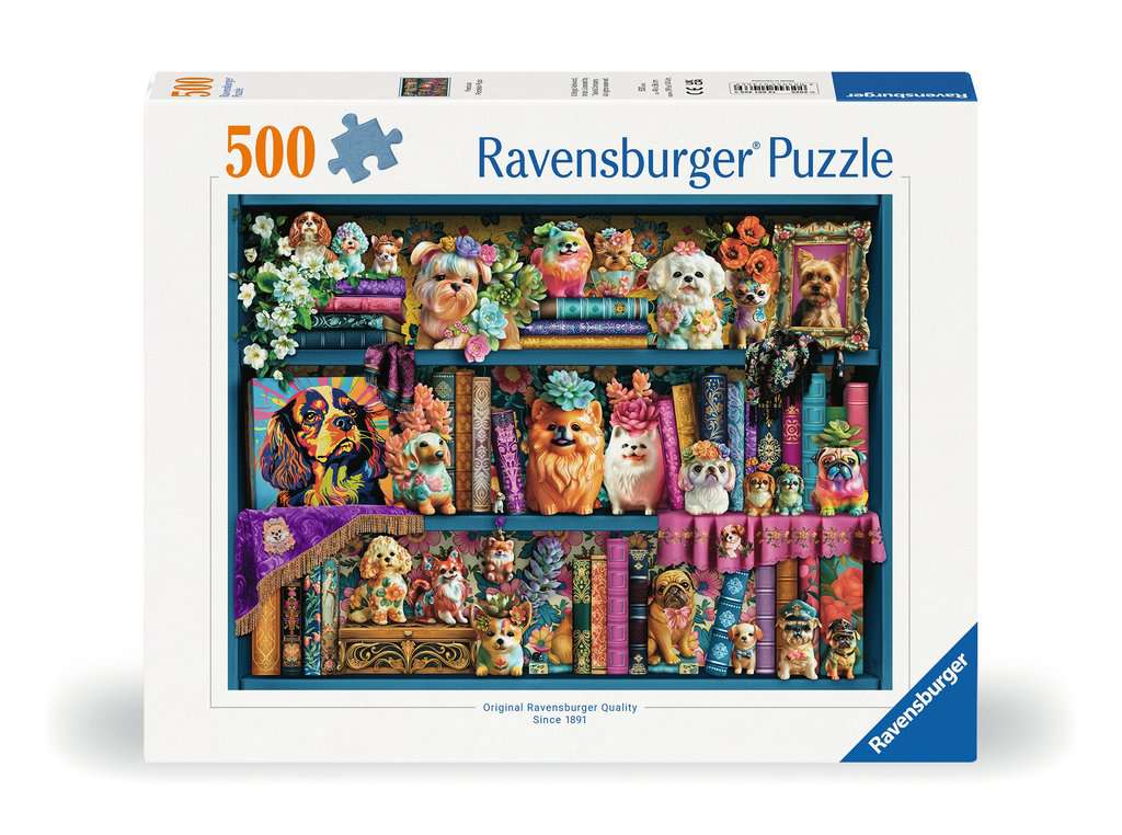 Ravensburger Precious Porcelain Pugs 500 piece Jigsaw Puzzle