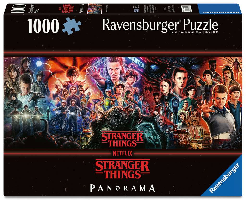 Adult puzzle 1000 pieces - Stranger Things - See You On The Other Side, Panoramic Puzzle