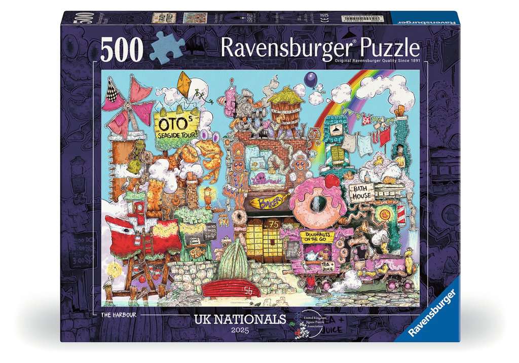 Ravensburger Crazy Street No.1 - The Harbour 500 piece Jigsaw Puzzle - Puzzle Championships