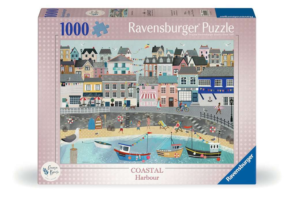 Ravensburger Adult Puzzles Coastal Harbour - Ages 12+ | Coastal Harbour Puzzle 1000 Pieces 70 x 50 cm Adult 14+ Wonderful Illustration Collection Ideal Gift Idea - Image 6