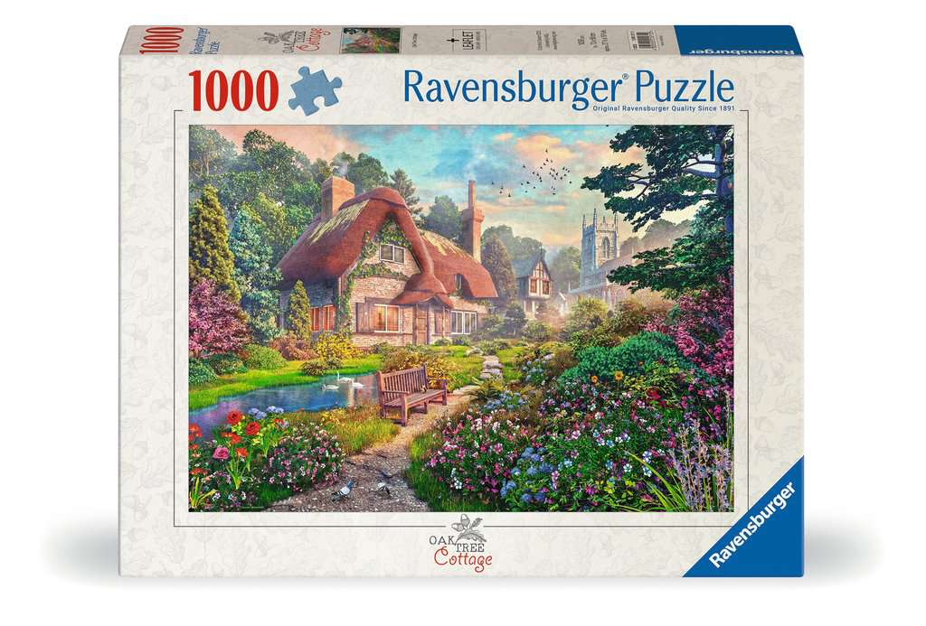 Ravensburger Oak Tree Cottage 1000 piece Jigsaw Puzzle