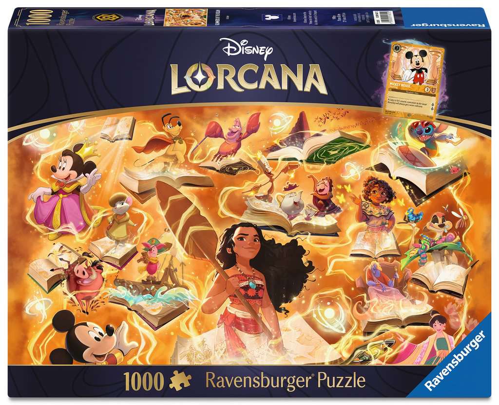 Adult puzzle 1000 pieces - Disney Lorcana TCG - Disney Lorcana TCG - Glimmers of the Realm: Amber