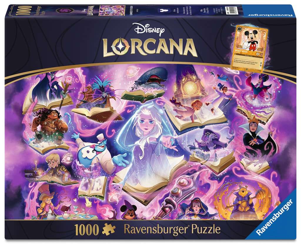 Ravensburger Disney Lorcana Glimmers of the Realm: Amethyst 1000 piece Jigsaw Puzzle