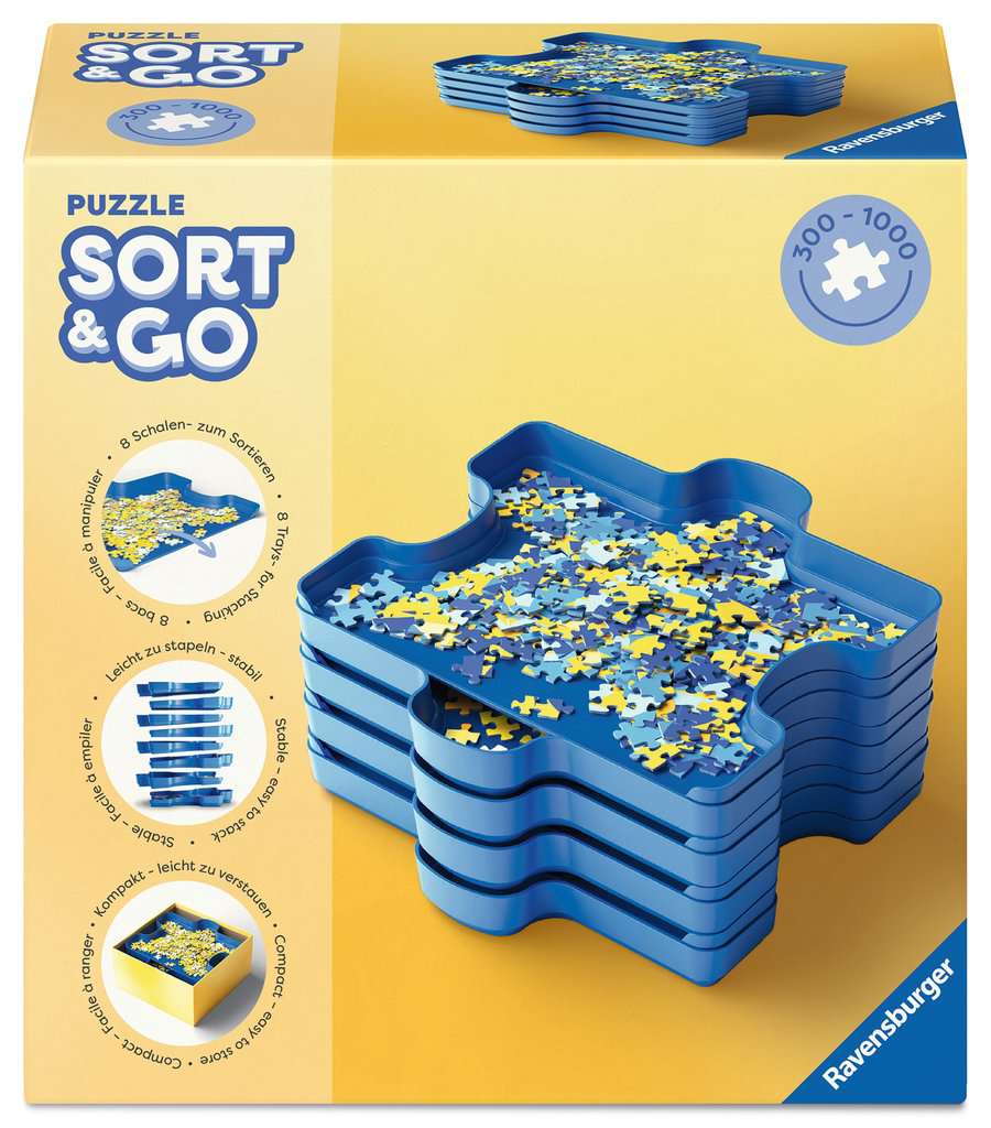 Ravensburger Puzzle Accessories - 8 Sorting Trays
