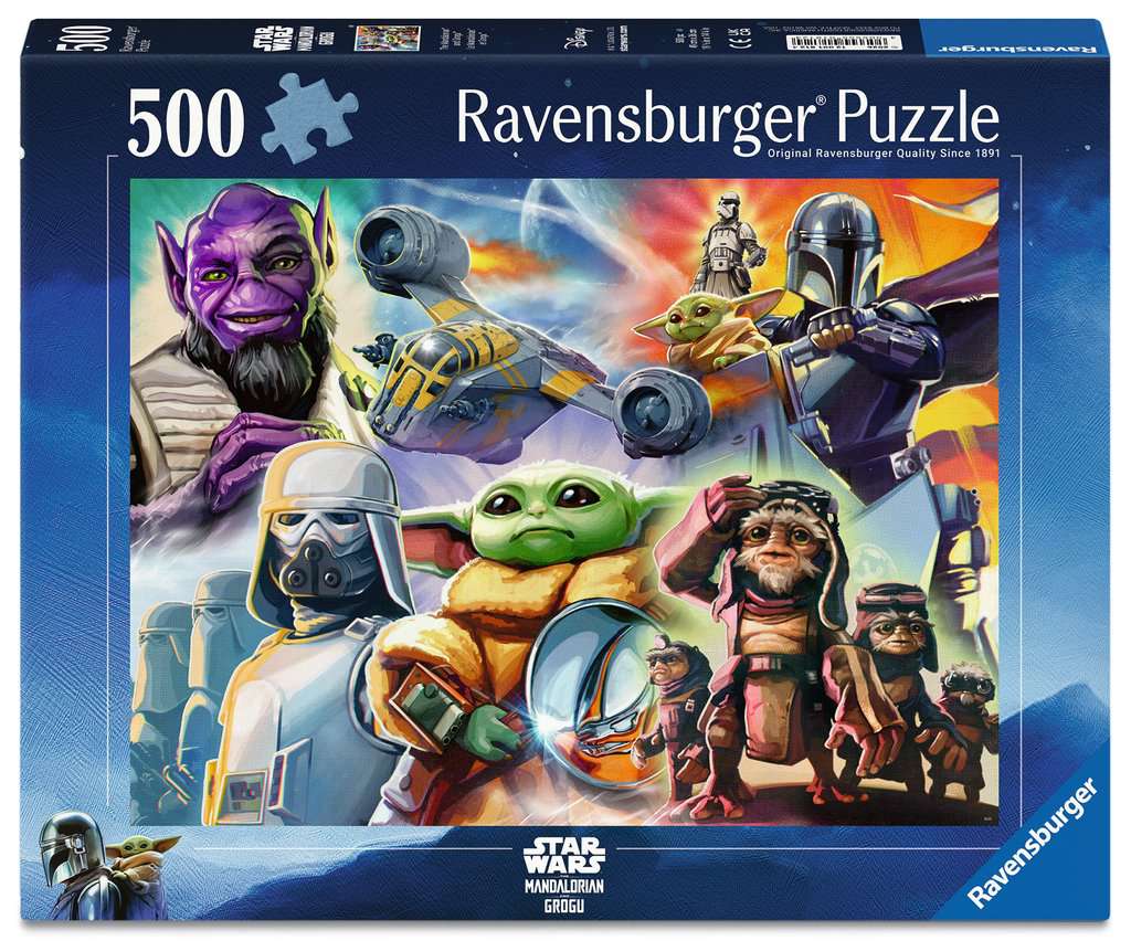 Adult puzzle 500 pieces - The Mandalorian and Grogu