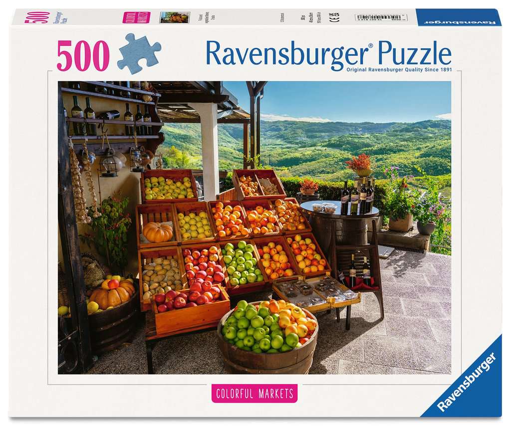 Ravensburger Children Puzzles Fruit and Vegetable Market Croatia - Ages 14+ - Image 4