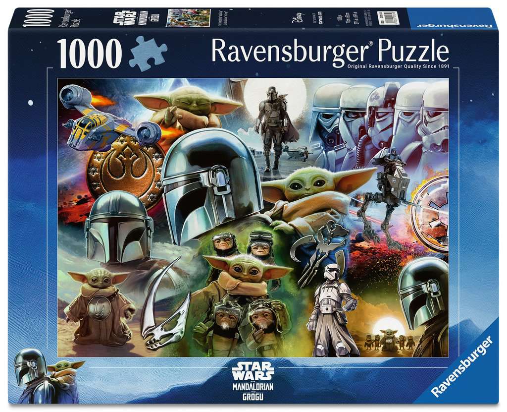 Adult puzzle 1000 pieces - The Mandalorian and Grogu