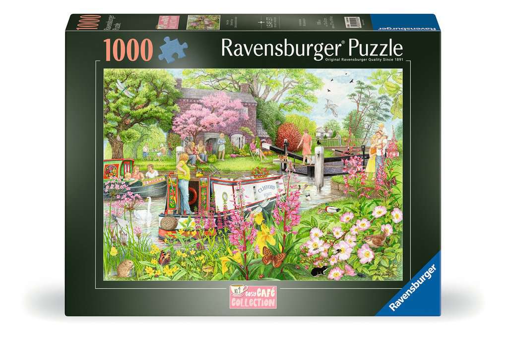 Ravensburger Cosy Café No.4 River Café 1000 piece Jigsaw Puzzle