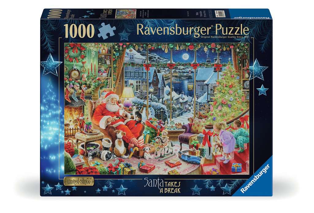 Ravensburger Christmas No.30 Santa Takes a Break 1000 piece Jigsaw Puzzle