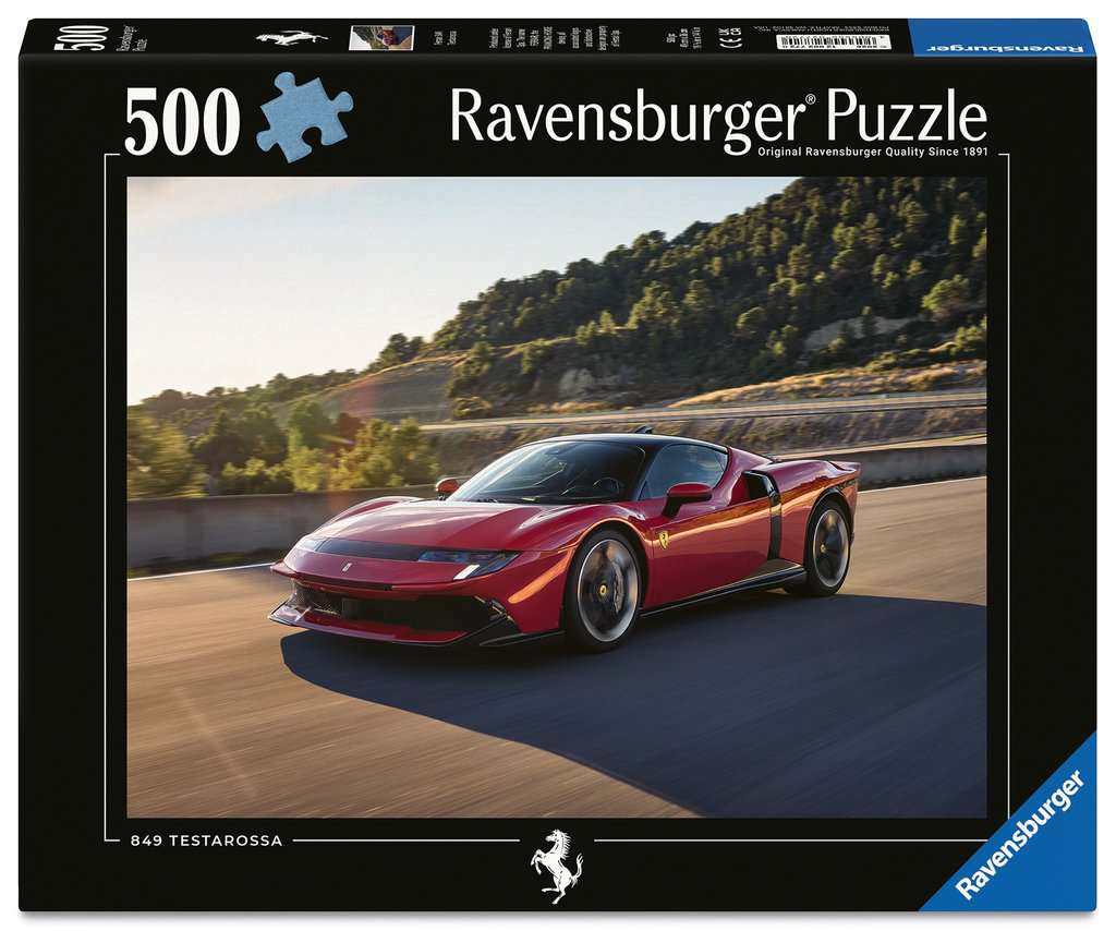 Ravensburger Ferrari Testarossa 500 piece Jigsaw Puzzle
