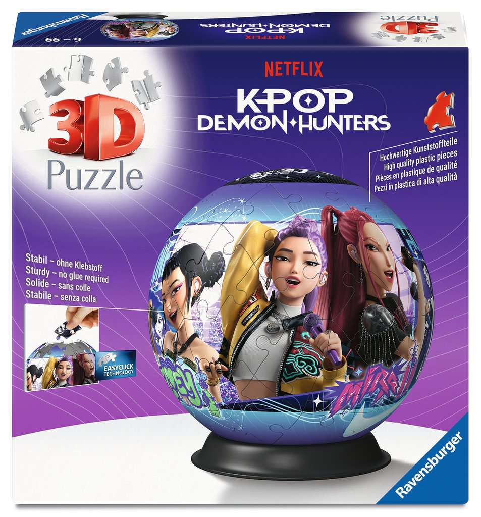 Ravensburger K-Pop Demon Hunters, 72 piece 3D Jigsaw Puzzle