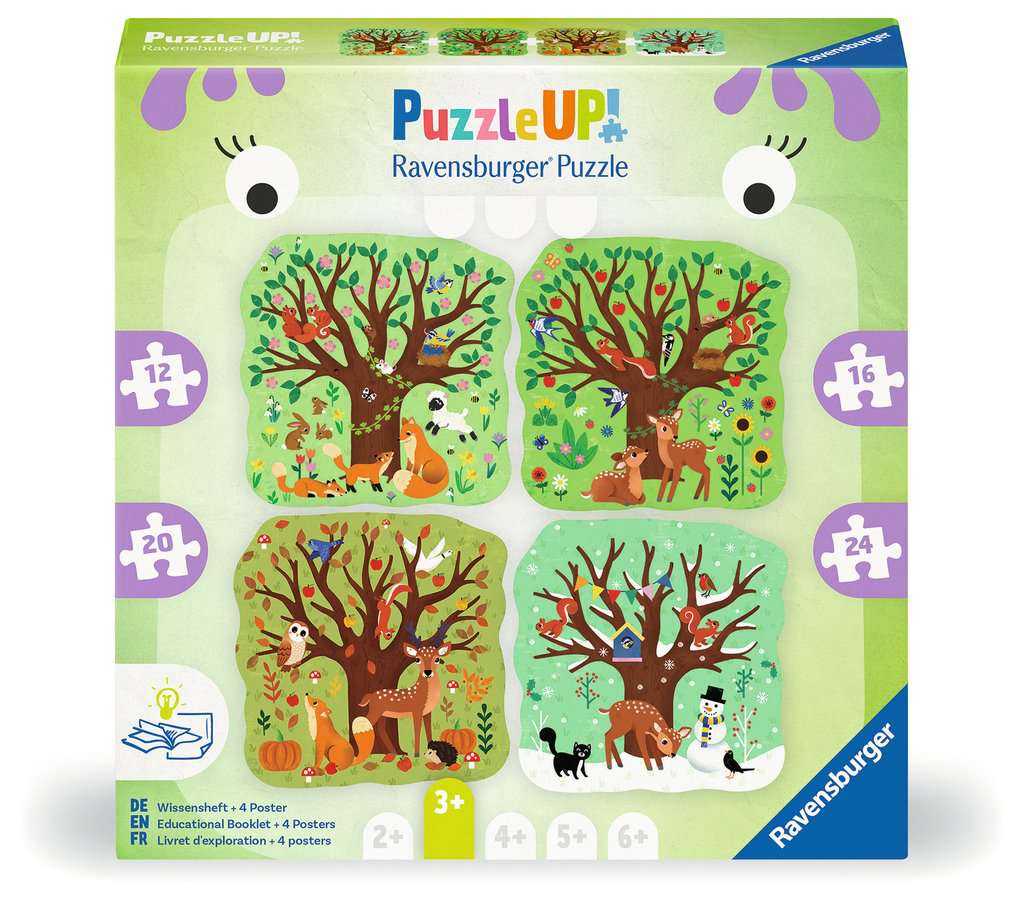 Children's puzzle 12, 16, 20, 24 pieces - Four Seasons