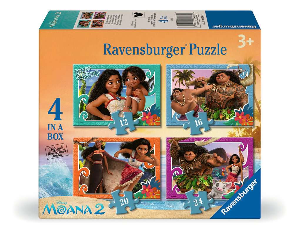 Children's puzzle 12, 16, 20, 24 pieces - Moana 2