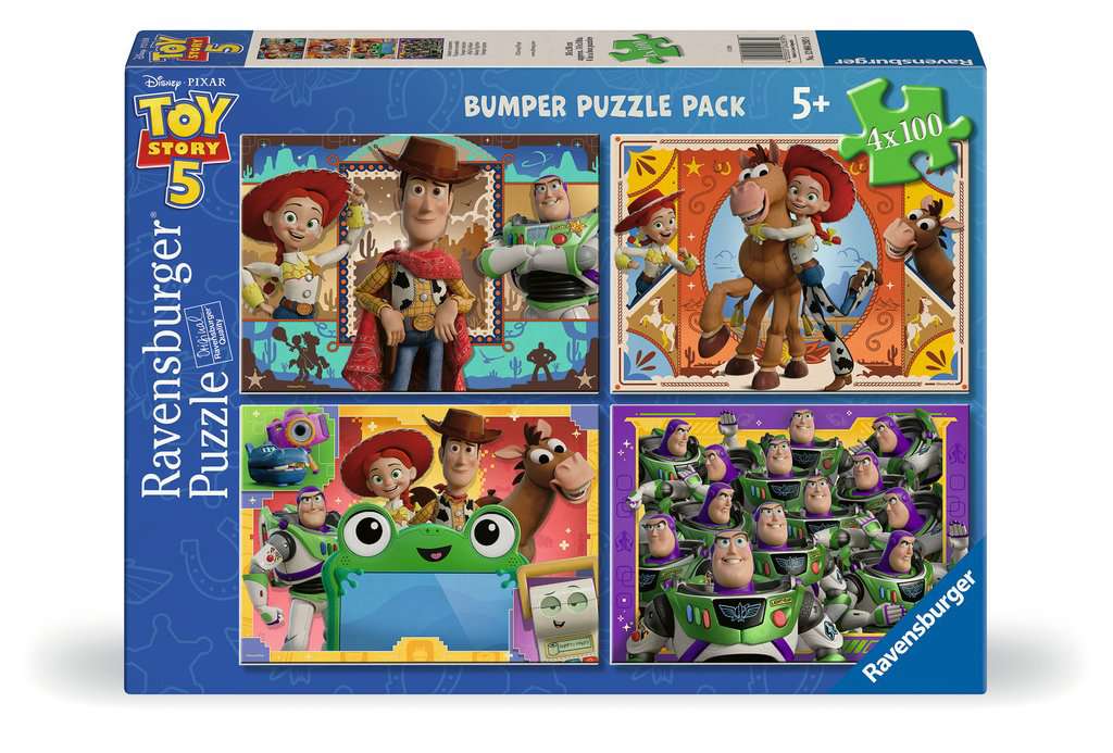 Children's puzzle 4x100 pieces - Disney / Pixar Toy Story - Toy Story 5