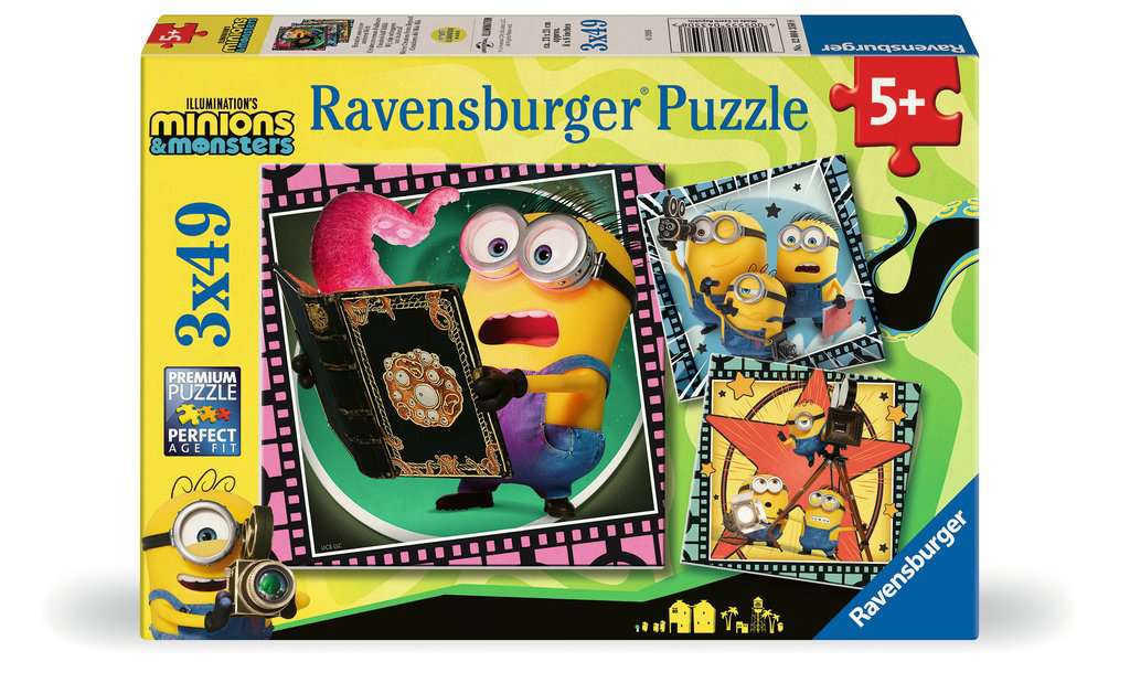 Children's puzzle 3x49 pieces - Minions 3