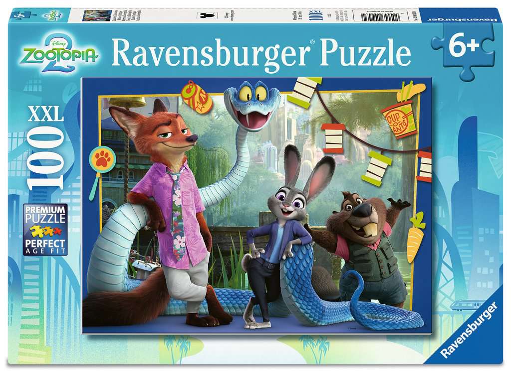 Children's puzzle 100 XXL pieces - Disney Zoomania 2 - Back in Zootopia