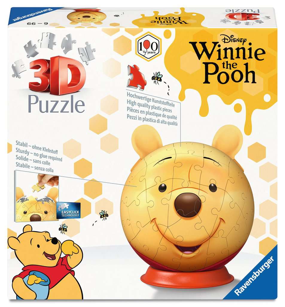 Ravensburger Disney Winnie The Pooh Ears 72 Piece 3D Puzzle