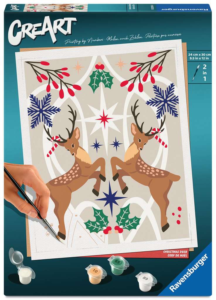 CreArt, Painting by Numbers Adults Trend - Christmas