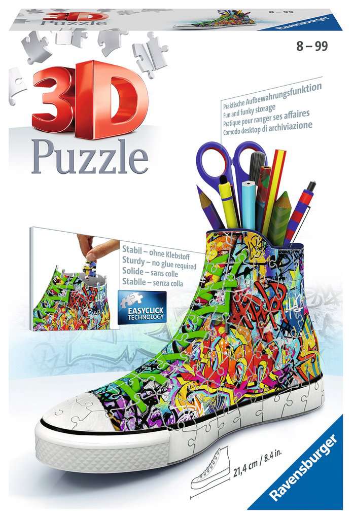 Ravensburger Graffiti Trainer 108 piece 3D Jigsaw Puzzle