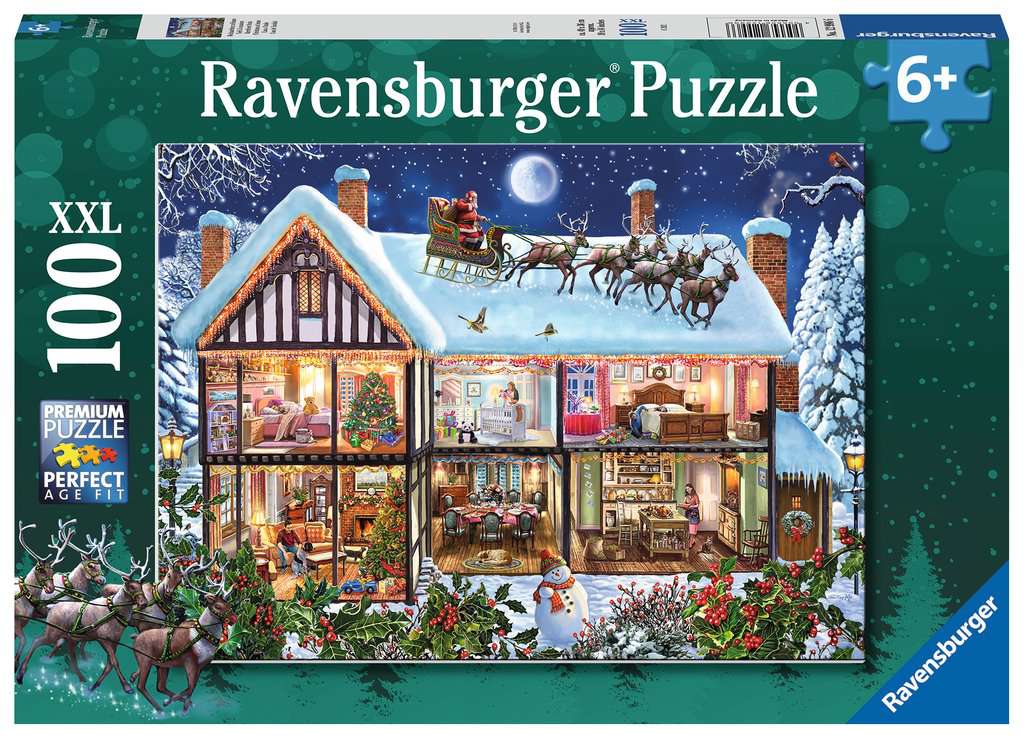 Ravensburger Light Christmas At Home Xxl 100 Piece Jigsaw Puzzle - Image 4