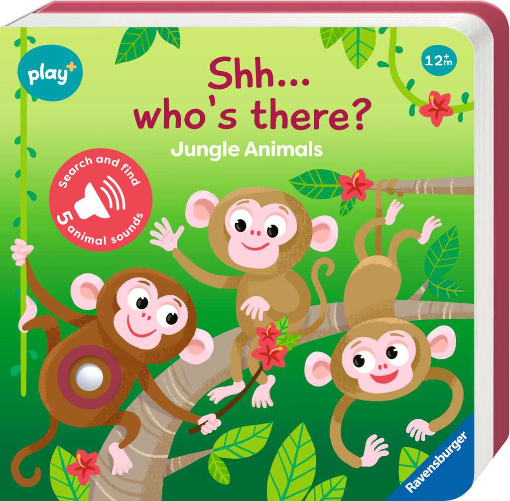 Play+ My very first sound book Shh … Who's there? Jungle Animals  - from 12 months