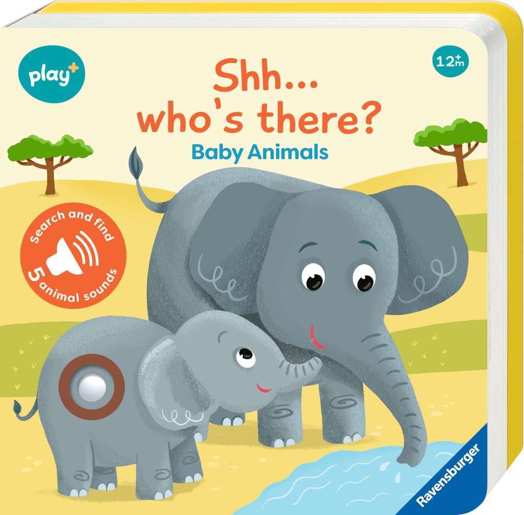 Play+ My very first sound book Shh … Who's there? Baby Animals  - from 12 months