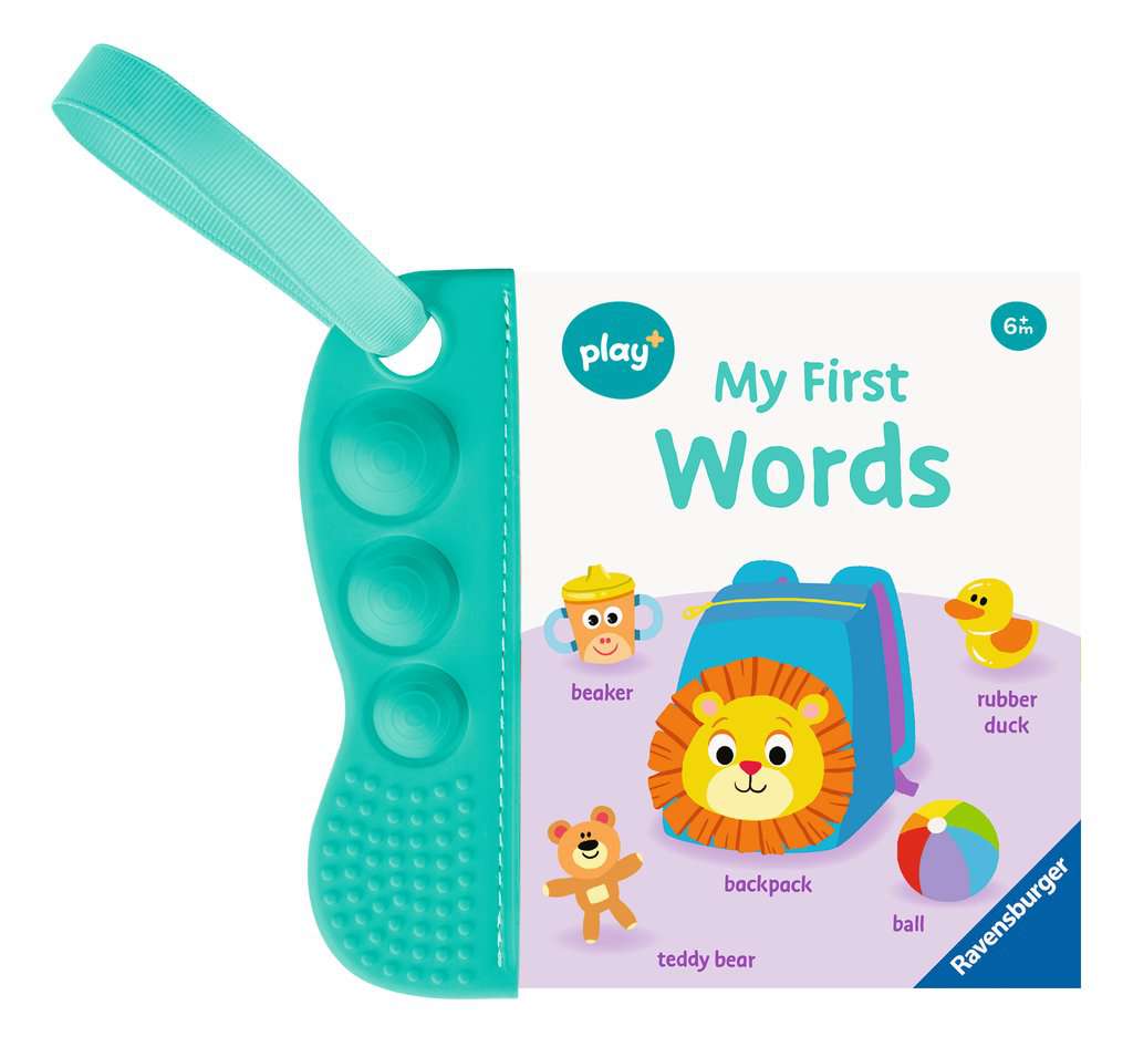 Play+ flip&pop My First Teething Book: First Words - from 6 months