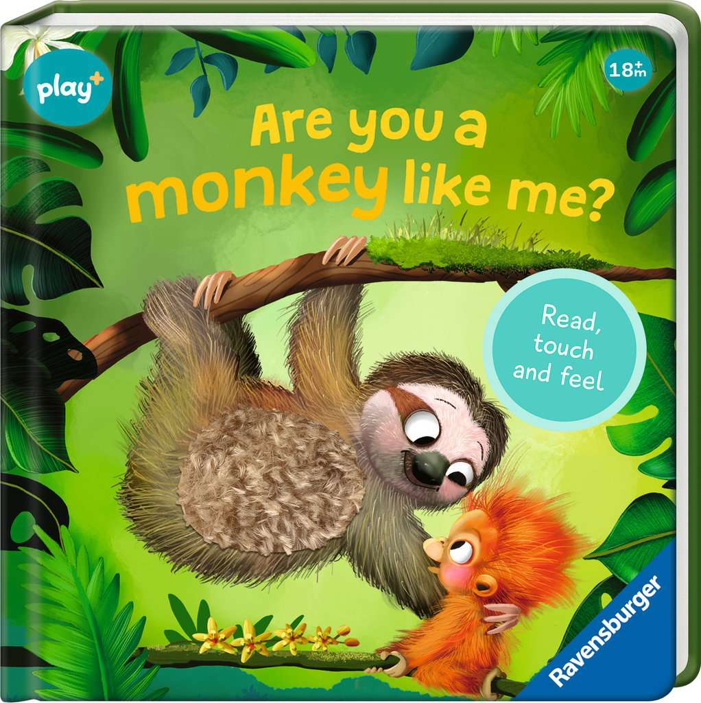 Ravensburger Play Are You A Monkey Like Me - Infant and Baby Sensory Book - Todd - Image 5