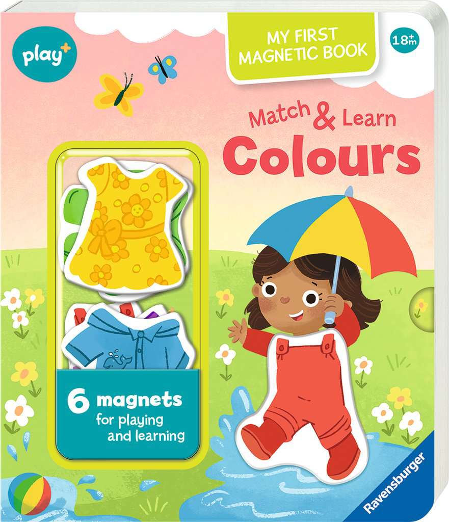 Play+ My first Magnetic Book Match and Learn Colors - from 18 months