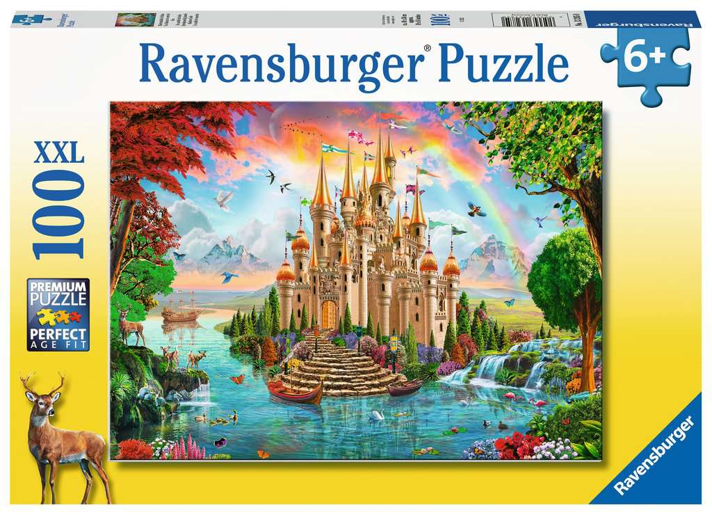 Children's puzzle 100 XXL pieces - Rainbow Castle