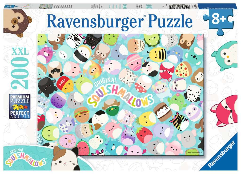 Squishmallows Children's Jigsaw Puzzle Xxl Mallow Days (200 Pieces)