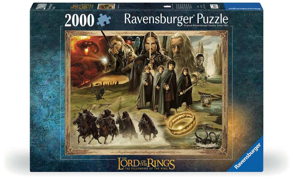 Adult puzzle 2000 pieces - The Lord of the Rings - The Fellowship of the Ring