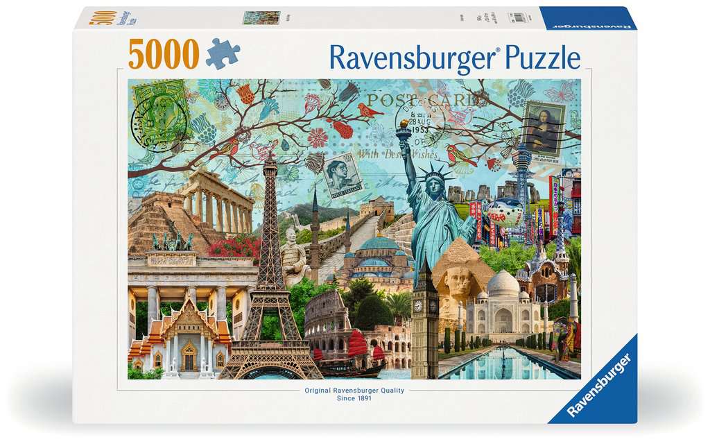 Ravensburger Puzzle 17118 Big City Collage Puzzle For Adults 5000 Pieces - Jigsaw Puzzle - Image 2