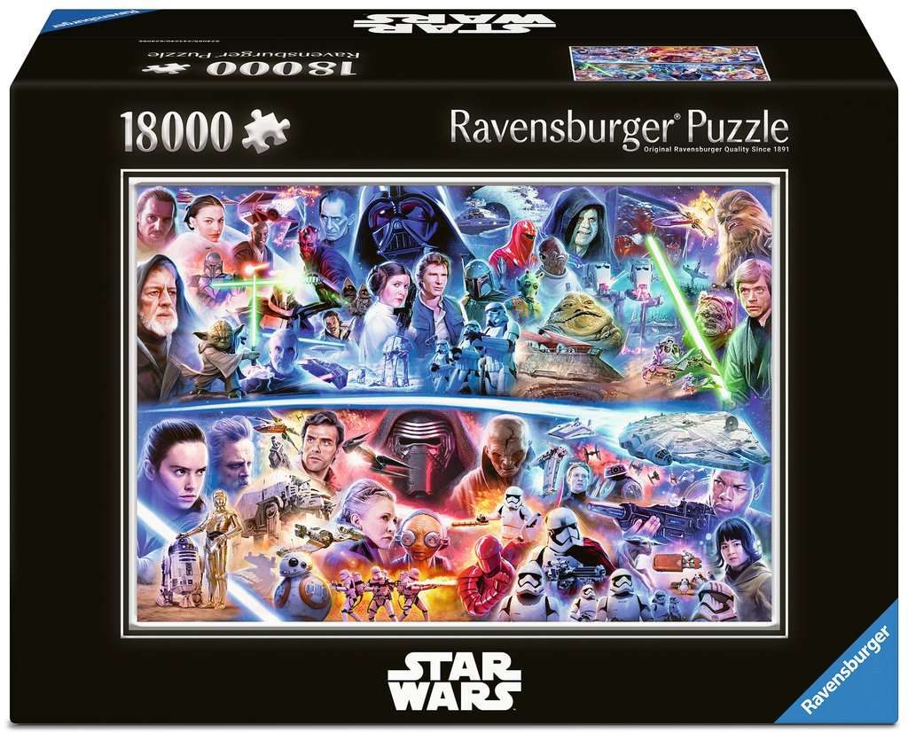 Adult puzzle 18000 pieces - Star Wars - Episode I - VII