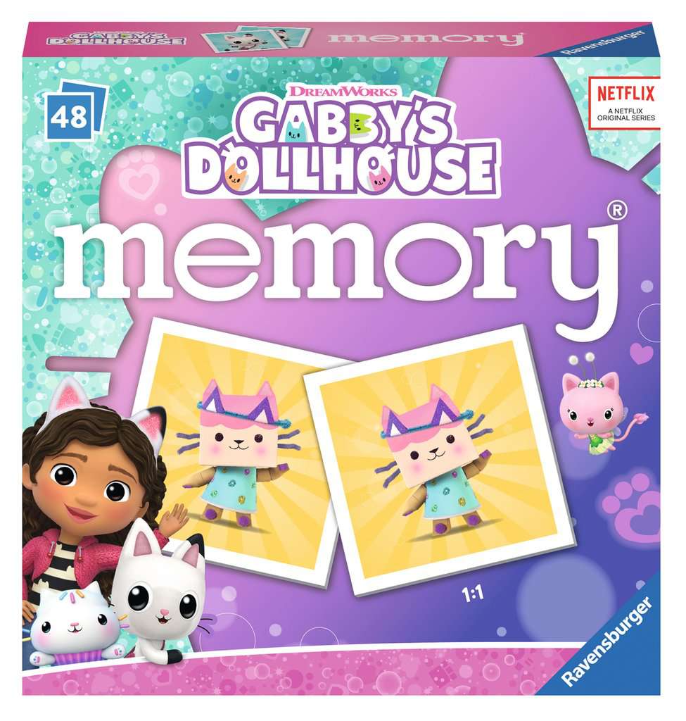 Ravensburger Gabby’s Dollhouse Mini Memory Game