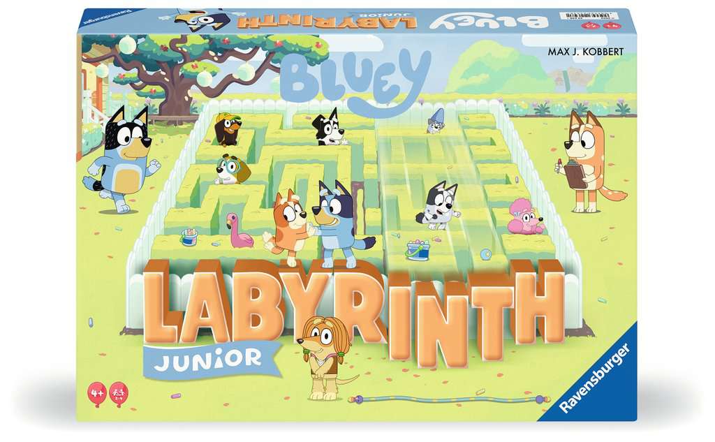 Ravensburger Bluey Junior Labyrinth - The Moving Maze Game