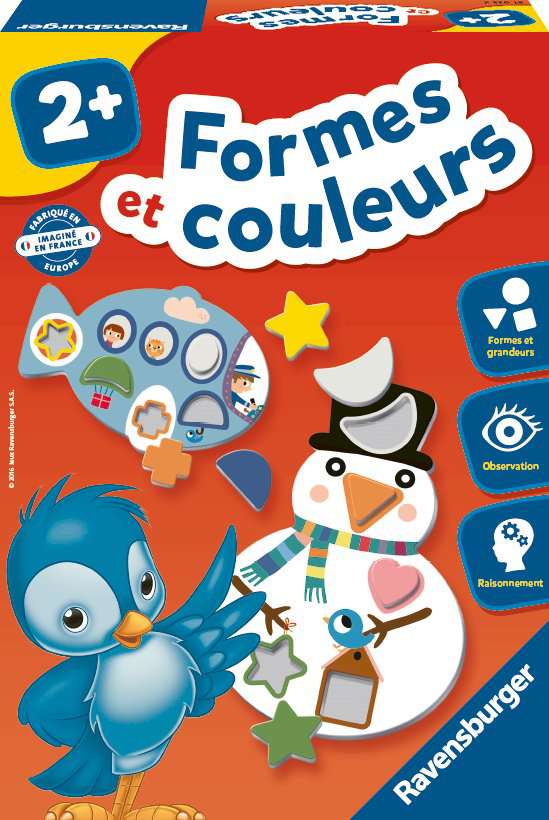 Formes et Couleurs - Premiers apprentissages à partir de 2 ans