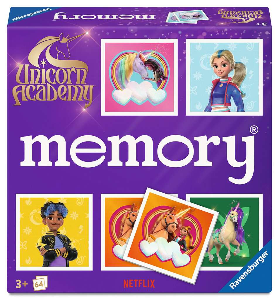 Grand memory® L'école des licornes - Loto, domino, memory® à partir de 3 ans