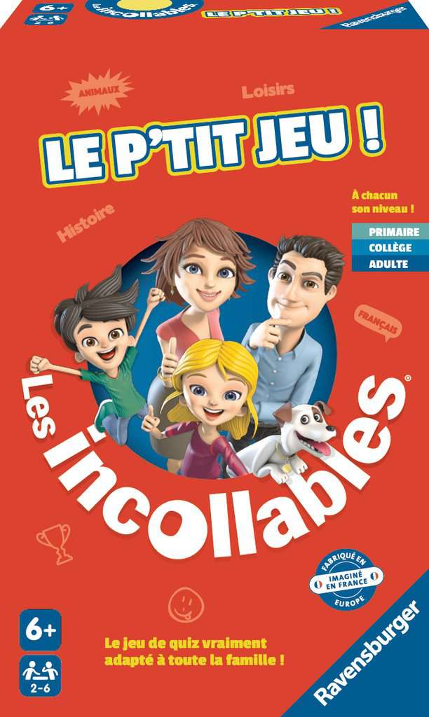 Mini jeu Incollables - Jeux enfants à partir de 6 ans