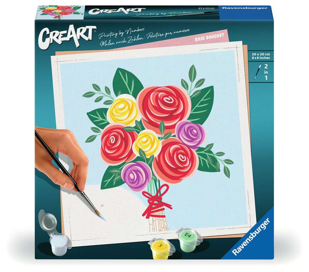 CreArt Adultes Tendance - Bouquet de roses