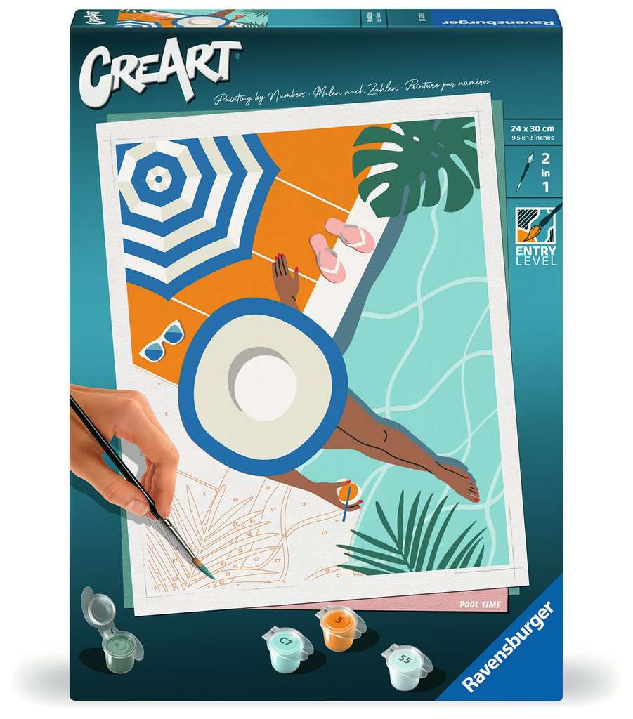 CreArt Adultes Tendance - Pool Time