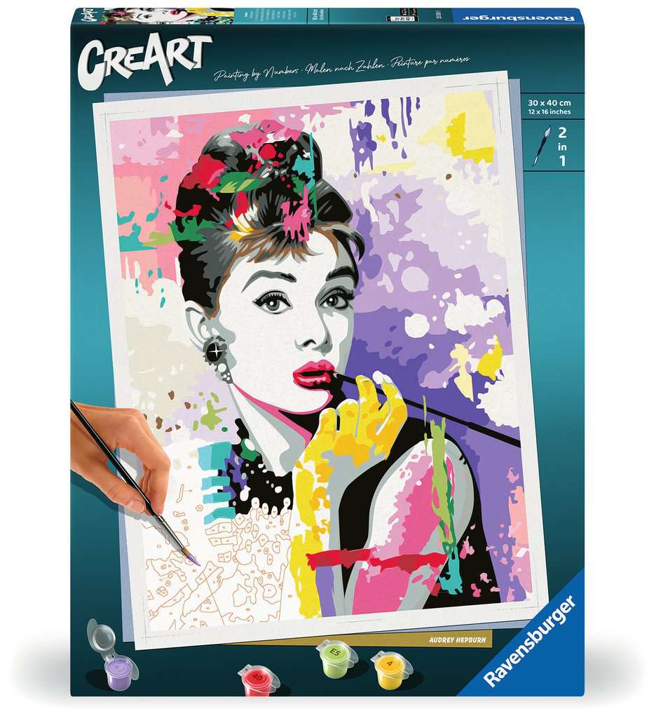 CreArt Adultes Tendance - Audrey Hepburn