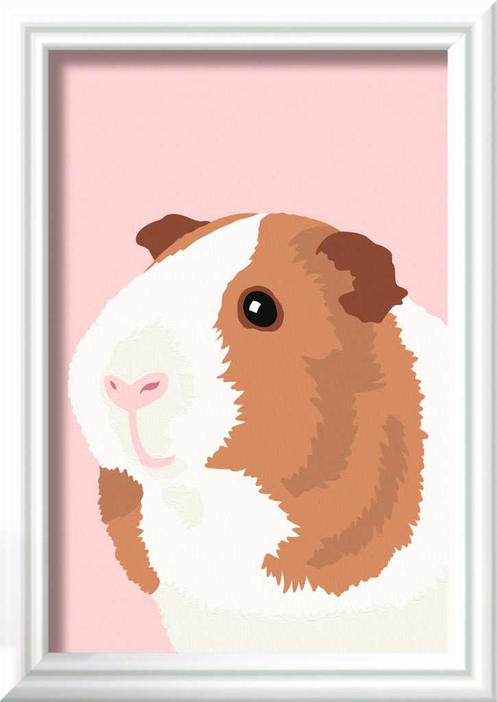 CreArt Kids 8,5x12cm - Cochon d'Inde