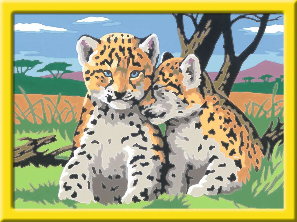 CreArt Kids 18x24cm - Petits léopards